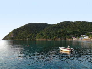 coastal scenery at Guadeloupe