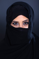 mysterious Muslim woman