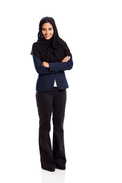 young middle eastern businesswoman