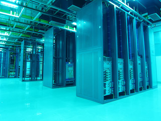 network cables patch panel and switch