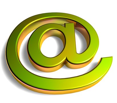 3D Goldzeichen - Mail