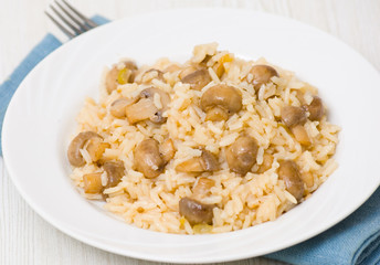 risotto with mushrooms