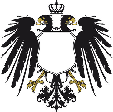 Doppeladler mit Krone