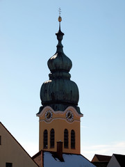Pfarrkirche St. Laurentius in Wolnzach - obrazy, fototapety, plakaty