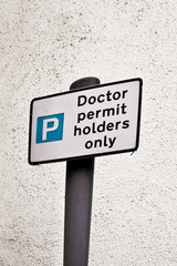 Doctor parking