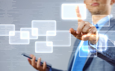 Imafe of finger touch