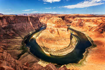 Famous view of Horseshoe Bend