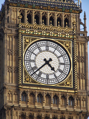 Fototapeta na wymiar Big Ben clock face