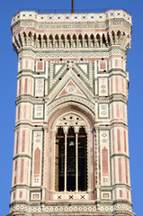 Fototapeta na wymiar Giotto Bell Tower - Detail