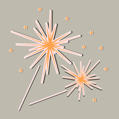 Vector firework