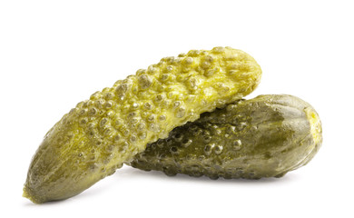 Gherkin (Pickles) isolated on white background