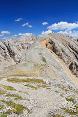 Fototapeta na wymiar Dolomity, Costabella mount - grzbiet Costabella