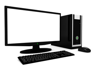 Fototapeta premium Desktop computer
