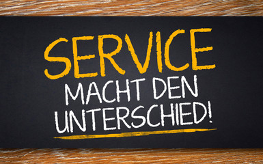 Service macht den unterschied