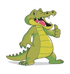 Obraz premium Happy Crocodile