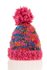 knitted winter bonnet