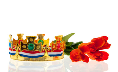Dutch golden crown for the king