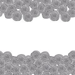 Seamless borders with spirals