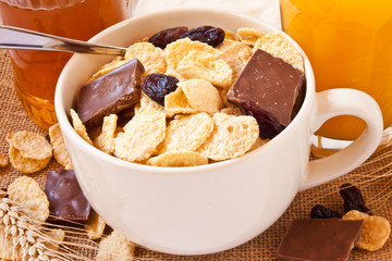 Muesli breakfast