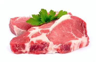 Garden poster Meat Crude meat