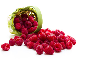 Heap of Raspberries