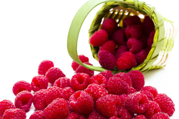 Heap of Raspberries