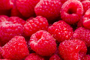 Heap of Raspberries