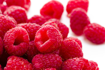 Heap of Raspberries