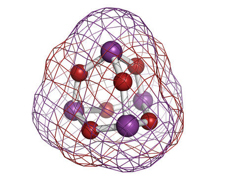 Arsenic trioxide (As2O3, As4O6), chemical structure
