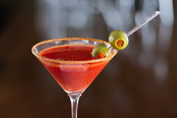 Bloody mary cocktail