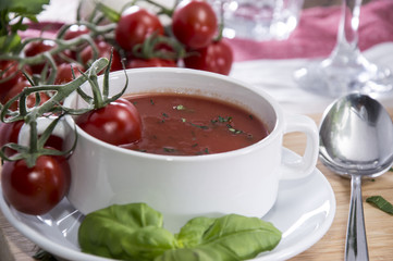 Fresh made Tomato Soup