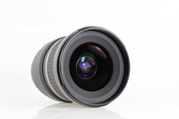 lens for the camera on a white background