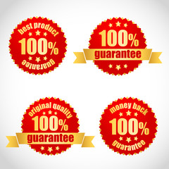 Best product guarantee label stickers
