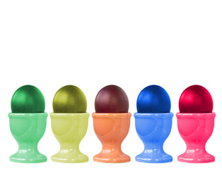 Easter egg in a stand