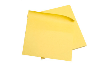 Yellow memo paper