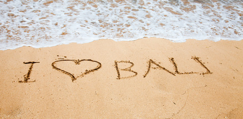 I love Bali