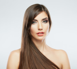 Fototapeta premium Woman hair style fashion portrait.