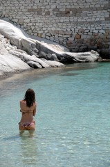 Fototapeta premium turista in Grecia