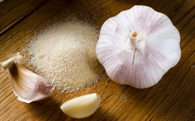 Garlic salt, organic spice