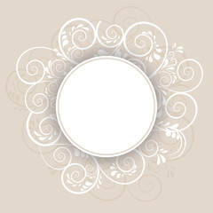 Hintergrund aus Ornamenten mit Textfreiraum