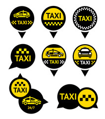 Naklejka premium Taxi - Emblems