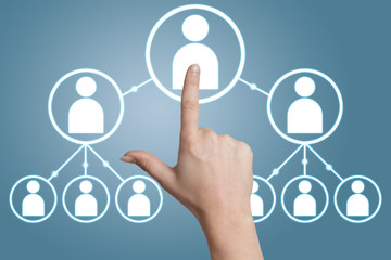 pressing social media icon