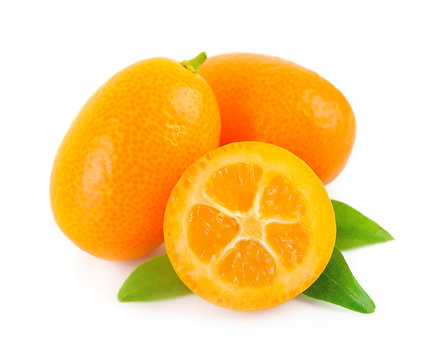 Sweet kumquat citrus fruits