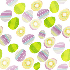 Happy Sweet Easter Eggs, Seamless Background