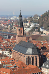Fototapeta na wymiar Heiliggeistkirche Heidelberg