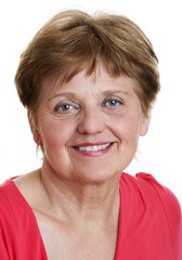 portrait of a happy senior woman