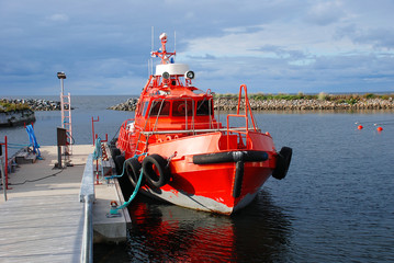 moored boat