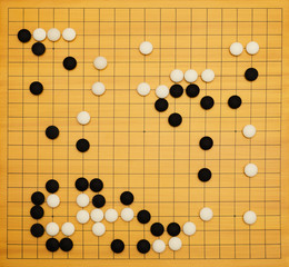 Game of go top view - 50542228