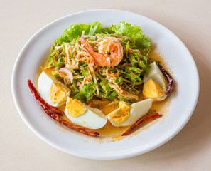 Winged bean spicy salad