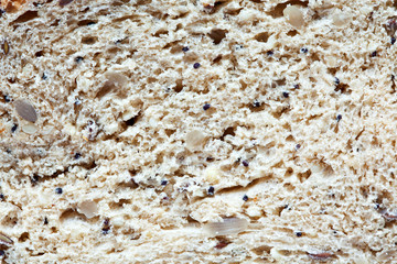wholemeal multigrain bread texture